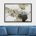 thumbnail image 2 of wall26 Framed Canvas Print Wall Art Grunge Tan Boho Paint Stroke Landscape Abstract Shapes Illustrations Modern Art Decorative Bohemian Multicolor for Living Room, Bedroom, Office - 16"x24", 2 of 5