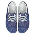 thumbnail image 4 of Wismoutput Elephants Ethnic Style Wide Width Sneakers Barefoot Shoes for Men Durable Walking Shoes Size 5.5-14, 4 of 7