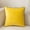 Yellow, variant on 18x18 Inch Velvet Throw Pillow Cover Solid Color Design Decorative Accent Cushion for Sofa Bed Living Room Decor
