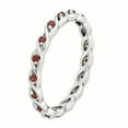 thumbnail image 3 of Garnet Sterling Silver Ring, 3 of 7