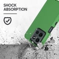 thumbnail image 4 of Fashionova for Motorola G Play 2025/ Motorola G Power 2025 Case Rugged Heavy Duty Shockproof Dust/Drop Proof with Belt Clip Holster Built in Screen Protector Green, 4 of 8