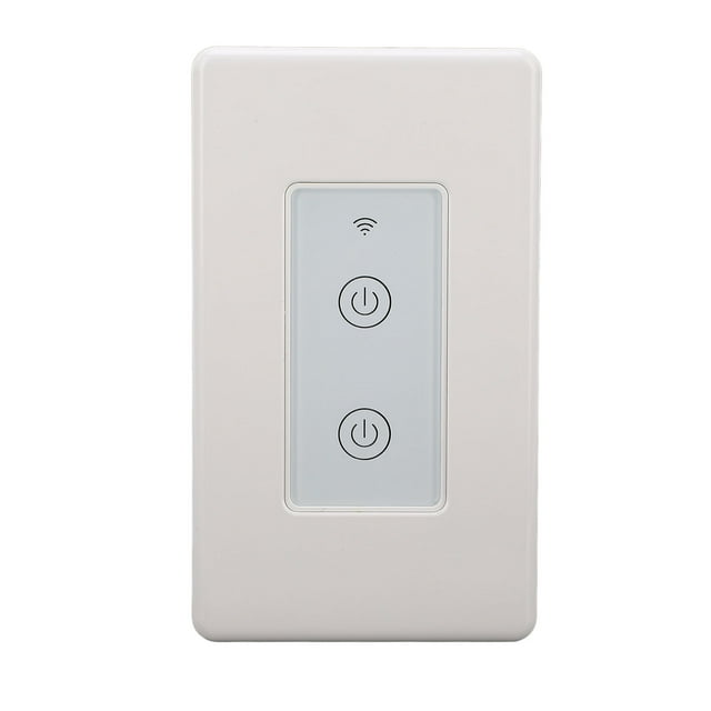 Interrupteur Tactile Intelligent, Interrupteur Mural Intelligent 2 Interrupteurs Sans Fil Intelligents Conçus pour les Professionnels