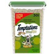 Temptations Mixups Catnip Fever Flavor Crunchy And Soft Treats For Cats, 30 Oz Tub