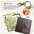 thumbnail image 6 of Fox Keychain Give It To God And Go To Sleep Cute Surrender Theme Quote Faith Jewelry For Women, 6 of 6