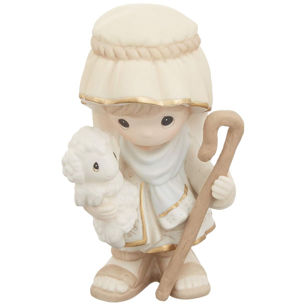 Precious Moments Come Let Us Adore Him Nativity Shepherd Figurine Precious Moments Come Let Us Adore Him Nativity Shepherd Figurine