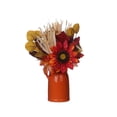 thumbnail image 2 of ORANGE JAR WITH FLOWER, 2 of 5