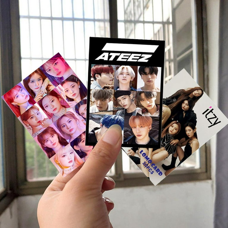 30pcs/set KPOP Astro SEVENTEEN IZONE ITZY Photo Card PhotoBook Poster LOMO  Cards Gift Sticker for Fans