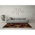 thumbnail image 3 of Ahgly Company Indoor Round Patchwork Brown Transitional Area Rugs, 8' Round, 3 of 4