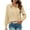 Khaki, variant on Cadancy Glitter Tops for Women Button Down Long Sleeve Lapel Sequin Shirts with Pockets Dressy Casual Loose Night Out Party Blouses Trendy Sparkly Outfits