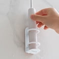 thumbnail image 1 of Rewenti Wall Mounted Iron toothbrush Shelf Non Perforated Appliance Storage Rack Manual Shaver Storage Rack toothbrush Shelf, 1 of 6