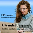 thumbnail image 3 of AI Smart Glasses with GPT Chat & 164-Language Real-Time Translation, Photochromic Lenses, Built-in Mic/Speaker for Music & Hands-Free Calls, 3 of 16