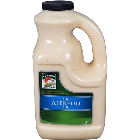 Ed Smith Sauce Alfredo Crémeuse et Polyvalente - 3,78 L - Lot de 2 - Idéale pour des Plats Italiens Authentiques (2x3,78 L)