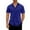 Blue, variant on Coorders George Fit Men's & Big Men's Casual Button Front Shirt with Short Sleeves ,Light Gray,S