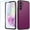 Dark Purple, variant on For Samsung Galaxy A36 Fashion Graphic Design Hybrid Dual Layer PC TPU Rubber, Shock Absorption, with Screen Protector Cover, XPM Phone Case [Mystical Floral Boom]