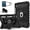 Black, variant on Case for Apple iPad (A16) 11th Generation 11-inch 2025 (A3354/A3355/A3356) Heavy Duty Shockproof Hard Cover w Kickstand & Shoulder Strap