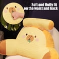 thumbnail image 2 of Cute Capy Reading Pillow Bed Rest Pillow Bed Wedge Backrest with Arms Back Support for Reading, Capybara Back Pillow for Sitting Up in Bed, Latex Bed Rest Pillow with Headrest & Arms, 2 of 5