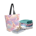 thumbnail image 2 of Large Canvas Bag 13.5x5.1x15 Inch Canvas Bag Shopping Canvas Bag Suitable For Outing Shopping Travel Out Of Large Capacity Storage Pink Dog, 2 of 9