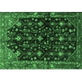 thumbnail image 1 of Ahgly Company Indoor Rectangle Persian Emerald Green Traditional Area Rugs, 7' x 10', 1 of 4