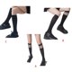 thumbnail image 3 of C Calcetines largos góticos Punk negros hasta la rodilla para mujer, medias irregulares de malla transparente de retales, medias japonesas de Lolita Kawaii, 3 of 5