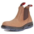 thumbnail image 6 of Red Back UBCH Women's Soft Toe Leather Ankle Boot With Elasticated Sides In Taupe Size 7.5, 6 of 6