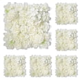 thumbnail image 1 of 6 Pieces Artificial Flowers Wall Background 3D Flower Wall Panels Wedding Decor, 1 of 5