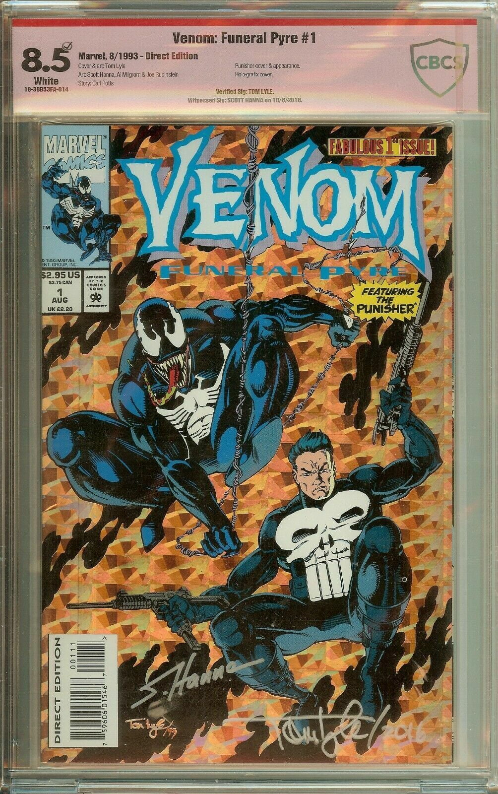 Venom Funeral Pyre #1 CBCS 8.5