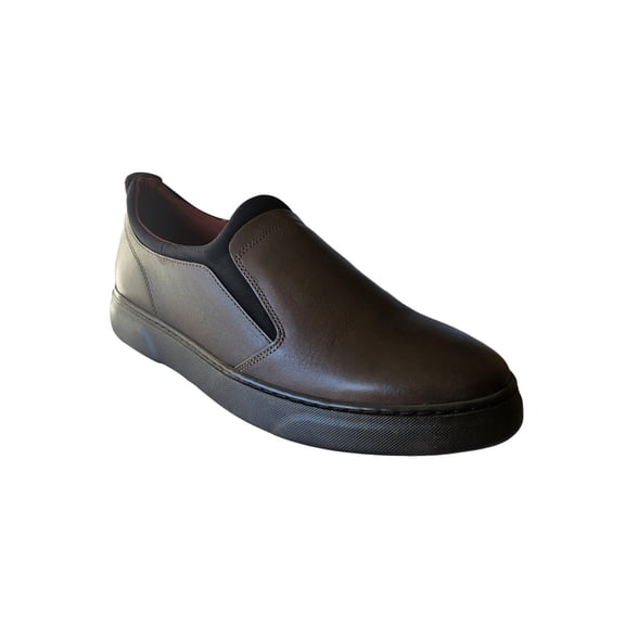 Samuel Hubbard Men's Flight Casual Leather Slip On Brown Leather Size 9.5