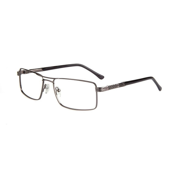 NEW HORIZON EYEWEAR Gunmetal ENSIGN Eyeglasses 53mm with Case