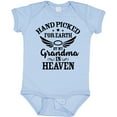 thumbnail image 3 of Inktastic Handpicked for Earth by My Grandma in Heaven Angel Wings Boys or Girls Baby Bodysuit, 3 of 5