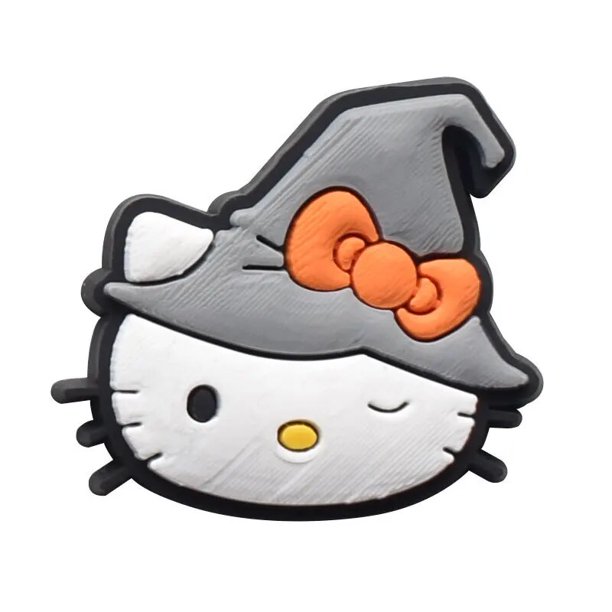 Dijes de zapato de Hello Kitty para mujeres y niños, accesorios de decoración de Pvc, Animal de dibujos animados, Sanrio, DIY