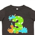 thumbnail image 4 of Inktastic Dinosaur Party-third Birthday Boys or Girls Toddler T-Shirt, 4 of 5
