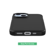 onn Protective Gel Phone Case for iPhone 17e / iPhone 16e / iPhone 15 / iPhone 14 / iPhone 13 - Black