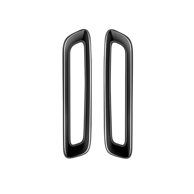 For Mazda CX-60 2022 2023 RHD Gloss Black Car A Pillar Air Conditioning Outlet Decorative Frame Sticker Accessories