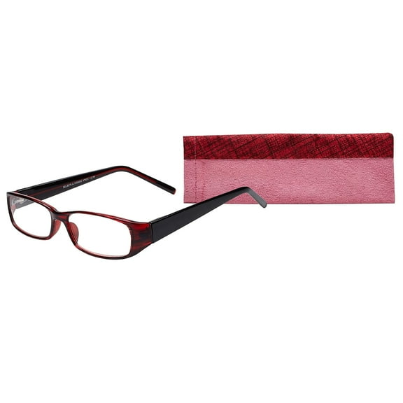 SAV Victoria Klein Ladies High Fashion  2.75 Reading Glasses Burgundy (E7021BG-275) E7021-275-650