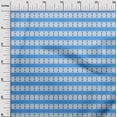 thumbnail image 2 of oneOone Cotton Jersey Medium Blue Fabric Border Ethnic Sewing Fabric By The Yard Printed Diy Clothing Sewing Supplies 58 Inch Wide, 2 of 4