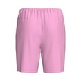 thumbnail image 2 of Haiem Pink Men's Pajama Short with Soft Woven Cotton Elastic Waistband Sleep Short-XX-Large, 2 of 9