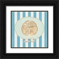 thumbnail image 1 of Murray, Danielle 15x15 Black Ornate Wood Framed with Double Matting Museum Art Print Titled - Nautical and Nice Sand Dollar, 1 of 4