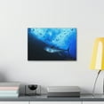 thumbnail image 3 of Majestic Yellow Finned Tuna With Others in the Background Print Animal Wall Art Wildlife Canvas Prints Wall Art Ready to Hang Unframed, 3 of 18