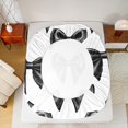 thumbnail image 5 of Manfei Black Bow-tie Bed Sheets Set King Size, Kawaii Cartoon Bedding King Size, Dreamy Princess King Sheet Sets, Super Cozy Bedroom Decoration, 4pcs, 5 of 7