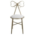 thumbnail image 5 of Vanity Chair Makeup Chair Stool,Modern Stylish Iron Stool with Butterfly Backrest Shape,Lounge Chair - Best for Bedroom Bathroom Café Decor, 5 of 11