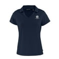 thumbnail image 2 of Women's Cutter & Buck  Navy George Washington University Vault Daybreak Eco Recycled V-Neck Polo, 2 of 3
