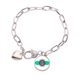 thumbnail image 1 of Deporte monopatin con lemas Cartoon acuarela Pulsera de cadena de corazón joyería encanto moda, 1 of 3