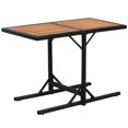 thumbnail image 5 of vidaXL 3 Piece Bistro Set with Cushions Poly Rattan Black, 5 of 5