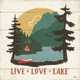 thumbnail image 3 of Gango Home Decor Contemporary Vintage Lake VI & Vintage Lake VII by Janelle Penner (Ready to Hang); Two 12x12in Hand-Stretched Canvases, 3 of 5