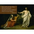 thumbnail image 2 of ArtsyQuotes 24x19 Gold Ornate Wood Framed with Double Matting Museum Art Print Titled - Bible Verse Quote John 20:16, Alexander Ivanov - The Appearance of Christ to Mary Magdalene, 2 of 4