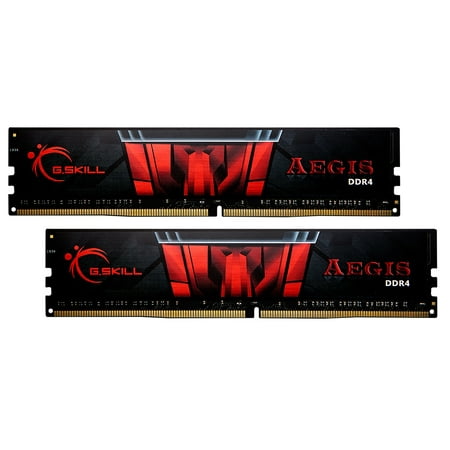- 16GB G.Skill DDR4 Aegis 2400MH4z PC4-19200 CL17 Dual Channel Memory Kit (2x8GB)