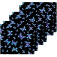 thumbnail image 3 of SKYSONIC Butterfly Washcloths Set of 6, Highly Absorbent Soft Cotton Fingertip Towels for Bathroom, Kitchen, Gym, Spa, Home Decor 12 x 12 Inch, 3 of 7