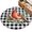 Black, variant on 3.3ft Round Rug Christmas Cardinal Bird Area Rugs for Living Room Bedroom Washable Non Slip Circle Rug White Black Plaid Pine Branch Snow Indoor Floor Carpet for Kitchen Entryway Office Dining Room