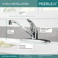 thumbnail image 4 of Peerless Single Handle Deck-Mount Kitchen Faucet in Chrome P110LF, 4 of 4