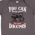 thumbnail image 4 of Inktastic Drummer Funny Too Many Drums Music Joke Boys or Girls Baby Bodysuit, 4 of 5